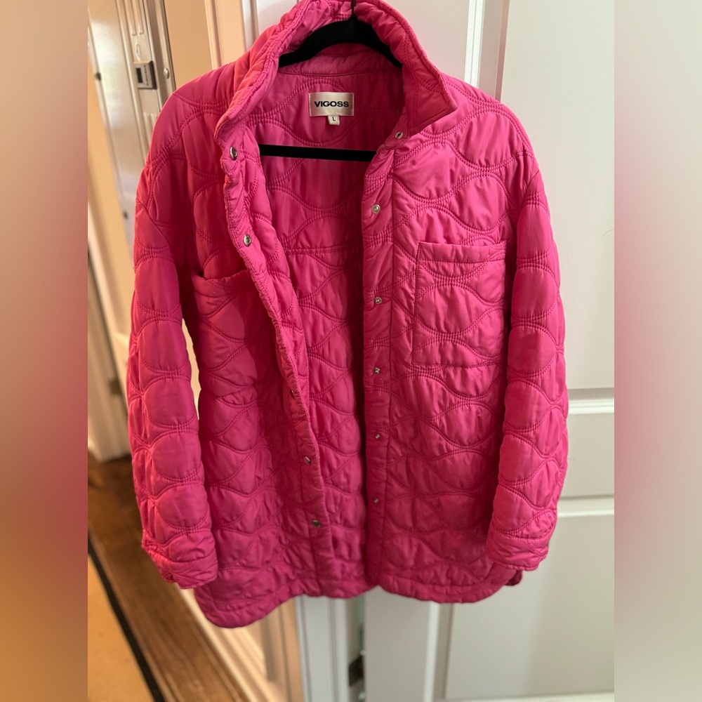 Pink Light Weight Puffer